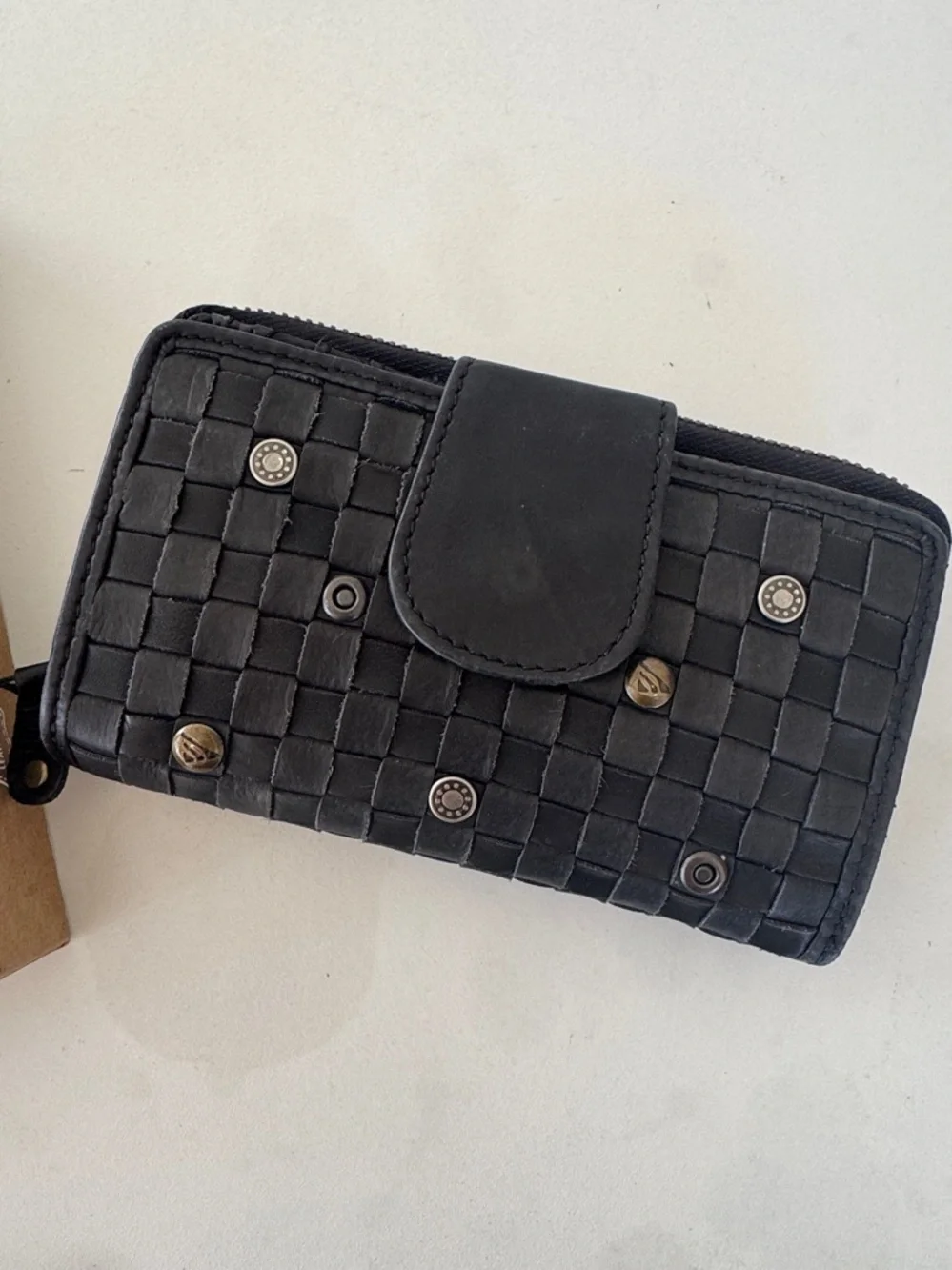 Harbour 2nd Lucinda Leather Wallet RFID Protection Dark Ash